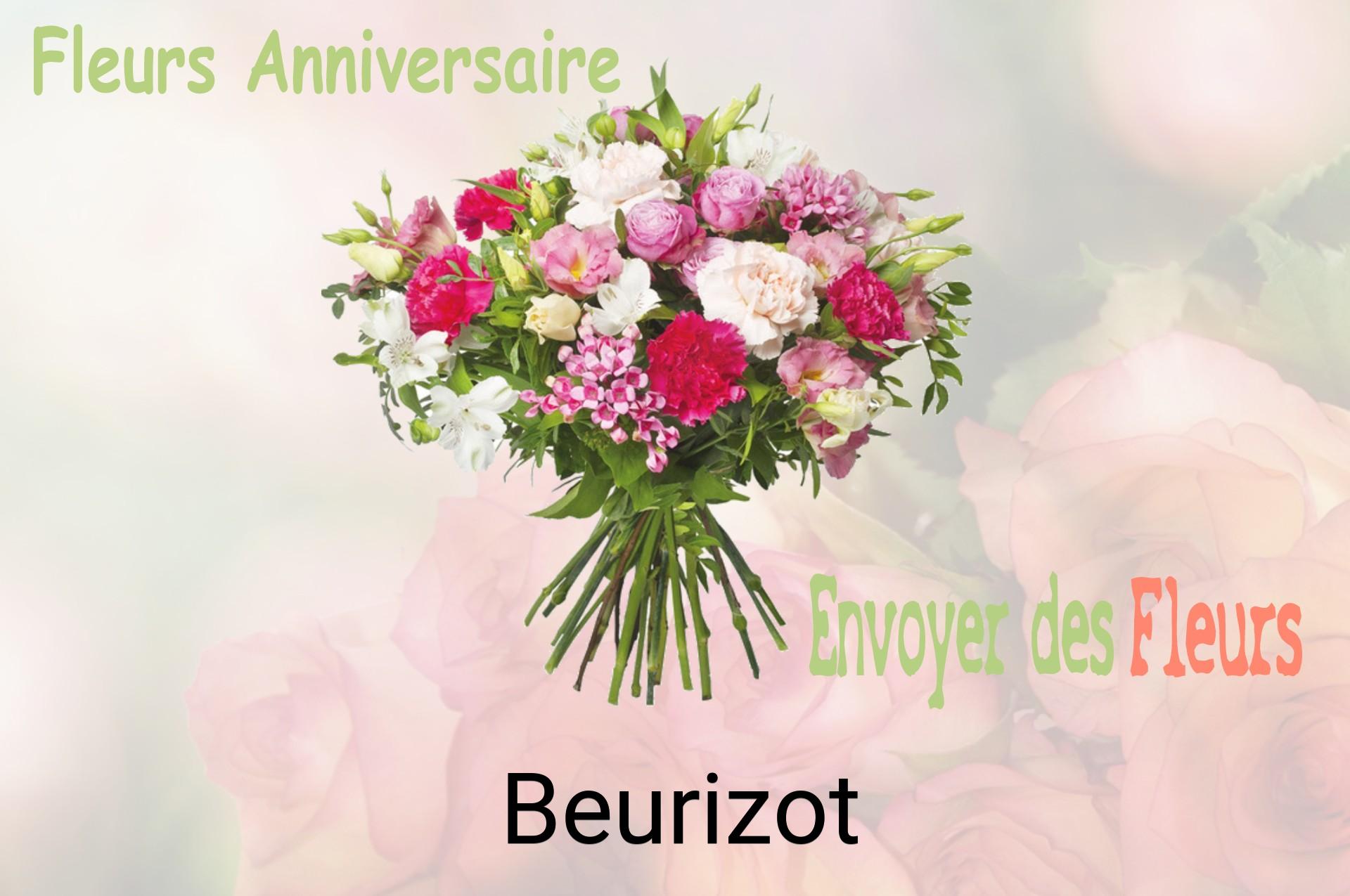 Bouquet de fleurs d’anniversaire livré à Beurizot